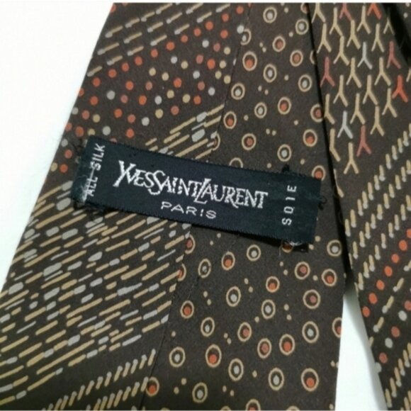 YSL Yves Saint Laurent Silk necktie - Picture 3 of 9